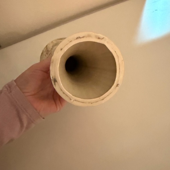 Marble Patterned Ceramic Vase - Picture 4 of 5